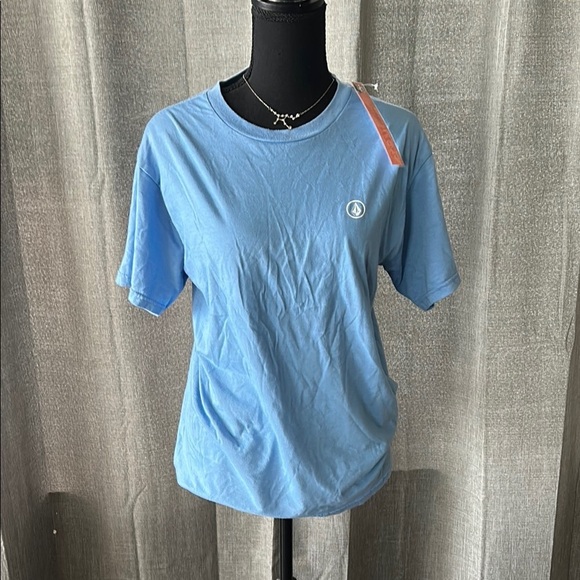 Volcom Blue Short Sleeve Tee Casual Crew Neck - Picture 1 of 5